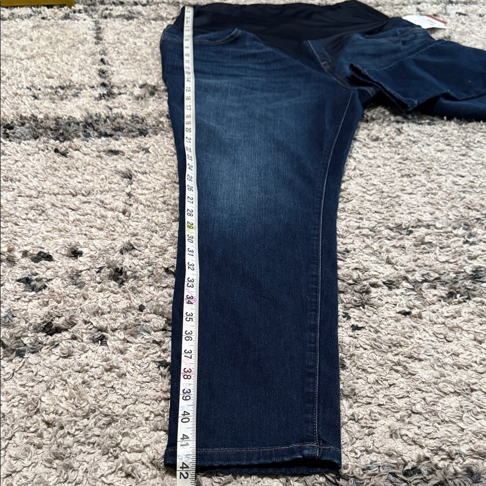 Isabel Maternity by Ingrid & Isabel Dark Blue Skinny Jeans - Picture 8 of 11